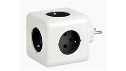 AURA line CUBE kostka rozgałęźnik rozdzielacz 5 gniazd 3680W-29404