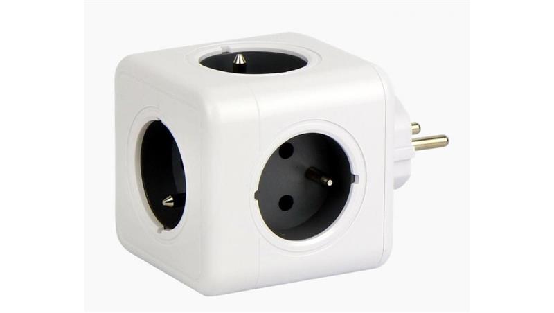 AURA line CUBE kostka rozgałęźnik rozdzielacz 5 gniazd 3680W-29404 AURA line CUBE kostka rozgałęźnik rozdzielacz 5 gniazd 3680W-29404