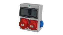 Zestaw zasilający MIKO-8M 2x32A/5P + 2x230V IP44 E901308014-67405