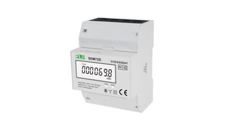 Wskaźnik LCD 3-fazowy 100A 4-modułowy SDM72D-4340