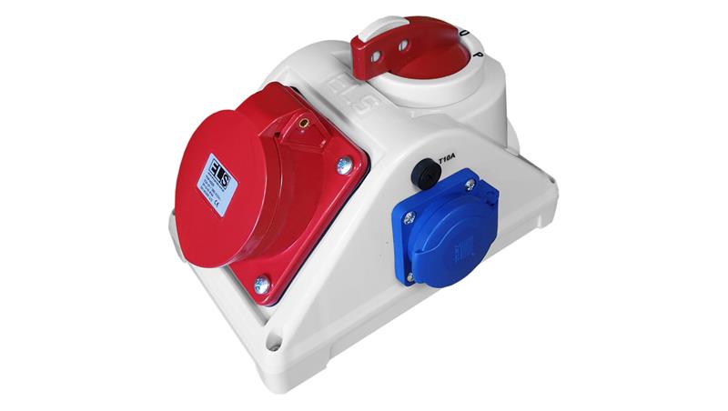 Rozdzielnica budowlana z wyłącznikiem L-0-P COMBO 32/5 1x230V IP44 / E960625411C-65810 Rozdzielnica budowlana z wyłącznikiem L-0-P COMBO 32/5 1x230V IP44 / E960625411C-65810