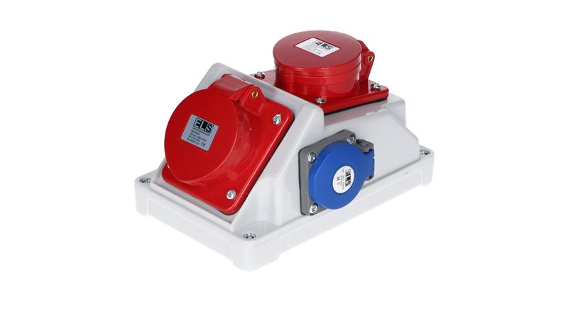 Rozdzielnica budowlana COMBO PLUS 32/5 16/5 2x230V IP44 / E96060132516+-65858