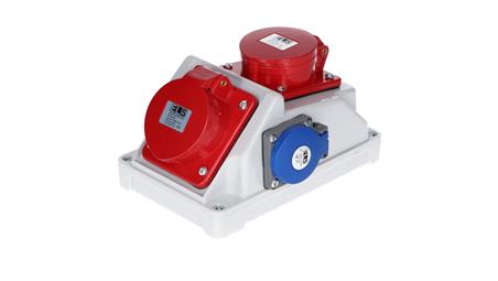 Rozdzielnica budowlana COMBO PLUS 32/5 16/5 2x230V IP44 / E96060132516+-65858