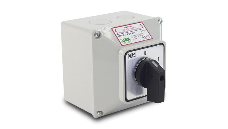 Łącznik krzywkowy 0-1 16A 3P w obudowie IP65 / LW16 0-1 3P OB-22301