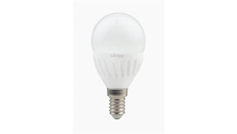 LED line PRIME żarówka LED E14 7W 4000K nautralna 1000lm 140lm/w CERAMICZNA G45 KULKA 5 lat gwar.-47641