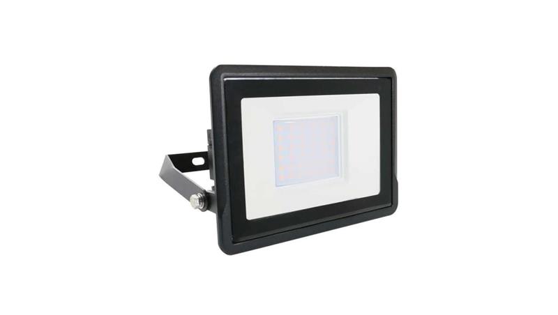 Naświetlacz, projektor LED SMD 30W 2340lm 6400K IP65 czarna CW z mufa przyłączeniowa V-TAC SAMSUNG VT-138-52855