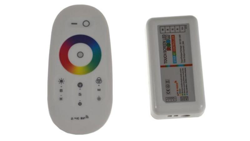 Kontroler LED RF RGBW 2,4Ghz 4*6A 12-24V-51347 Kontroler LED RF RGBW 2,4Ghz 4*6A 12-24V-51347