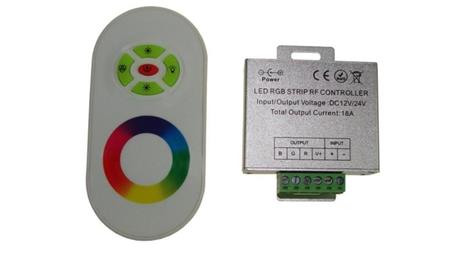 Kontroler LED RF dotykowy 18A 5 key biały pilot-51235