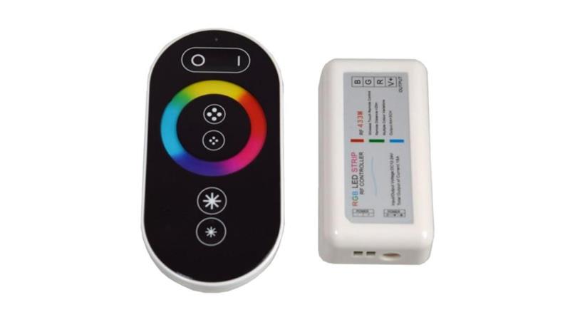 Kontroler LED RF dotykowy 18A 433KHz czarny-51343