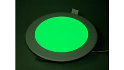 Panel led okragły Round 12W 230V zielony-55019