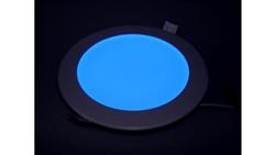 Panel led okragły Round 12W 230V niebieski-55042