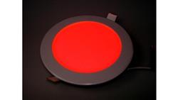 Panel led okragły Round 12W 230V czerwony-55045