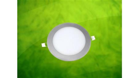Panel led okragły Round 6W 230V smoking silver DW-55075