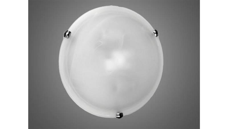 Plafon 2x40W E27 z czujnikiem mikrofalowym szkło-51913