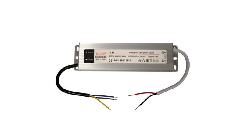Zasilacz LED 12V 100W napięciowy IP67 aluminium-50999