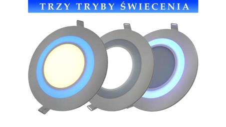 Downlight LED Power EASY 13W+2W CW+blue-54082