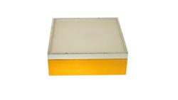 Panel led Sadok złoto srebrny 10W DW-55038