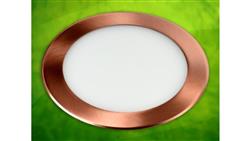Panel led okragły Round 12W 230V mosiądz WW-55040
