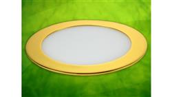 Panel led okragły Round 12W 230V złoty DW-55067