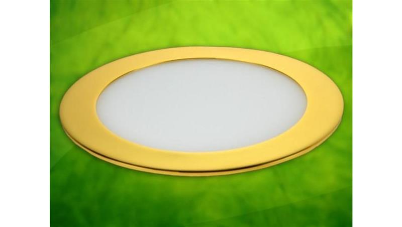 Panel led okragły Round 12W 230V złoty DW-55067 Panel led okragły Round 12W 230V złoty DW-55067