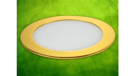 Panel led okragły Round 18W 230V złoty DW-55069