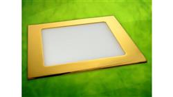 Panel led TYLOO 12W 230V złoty DW-55033