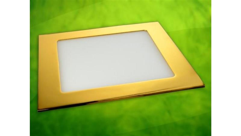 Panel led TYLOO 12W 230V złoty DW-55033