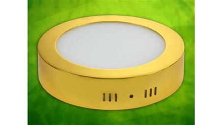 Panel led Winter 12W 230V złoty DW-55062