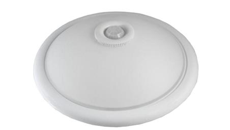 Plafon 2x40W E27 z czujnikiem PIR szkło milky-51896