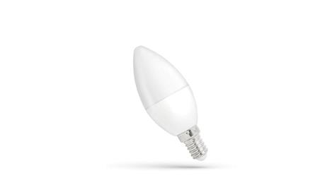 Żarówka LED E14 230V 6W świecowa 520lm DIMMABLE biała zimna-47643
