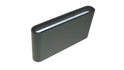 Oprawa elewacyjna LED Flow 2x6w 4000K RAL6005-54687