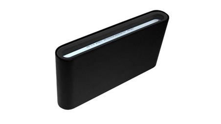 Oprawa elewacyjna LED Flow 2x6w 4000K czarna-54664