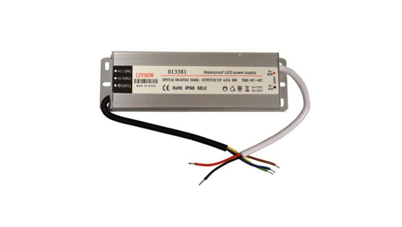 Zasilacz LED 12V 80W napięciowy IP67 aluminium-50746 Zasilacz LED 12V 80W napięciowy IP67 aluminium-50746