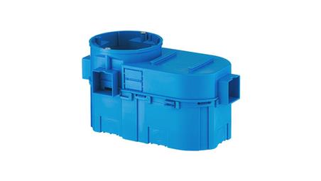 Puszka p/t nida łącz. 2-polowa fi:60 gł. 80mm SE2X60G niebieska 5 szt SIMET-75712