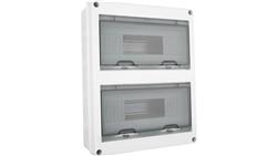 Rozdzielnica natynkowa hermetyczna 2x12 modułowa 1000V DC z listwą N+PE IP65 APV-69356