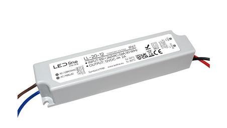 Zasilacz do taśm LED line PRIME 20-12 wodoszczelny IP67 12V 20W 5 lat gwar.-51006