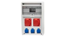 Rozdzielnica ULISSE 12M - gniazda 2x16A 5p, 3x230V /12 modułów/-69965