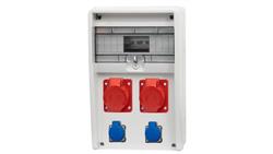 Rozdzielnica ULISSE 12M - gniazda 16A 5p, 32A 5p, 2x230V /12 modułów/-69607