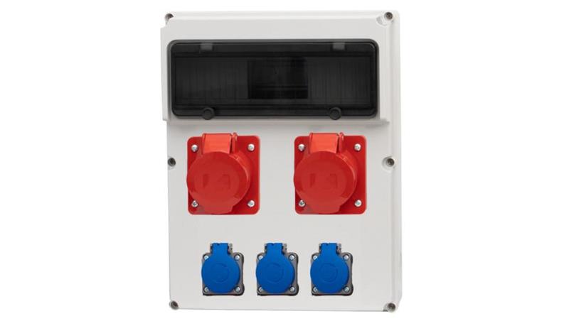 Rozdzielnica FEMO 13M - gniazda 2x16A 5p, 3x230V /13 modułów/-69691