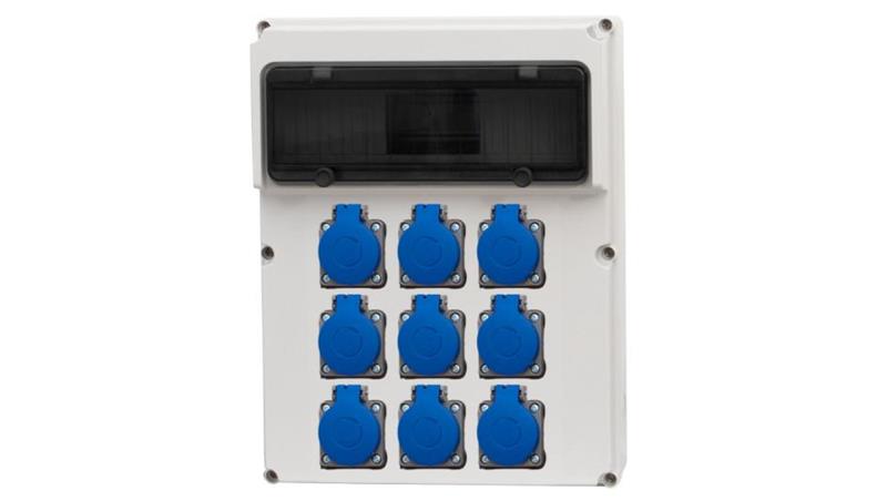 Rozdzielnica FEMO 13M - gniazda 9x230V /13 modułów/-70021