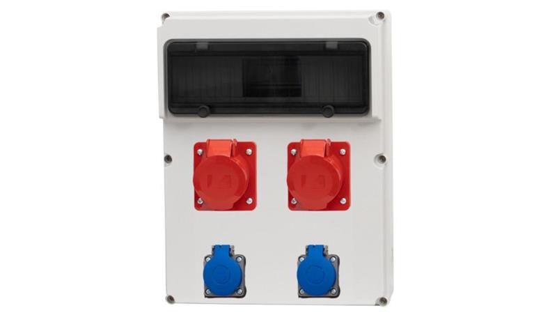 Rozdzielnica FEMO 13M - gniazda 2x32A 5p, 2x230V /13 modułów/-69364