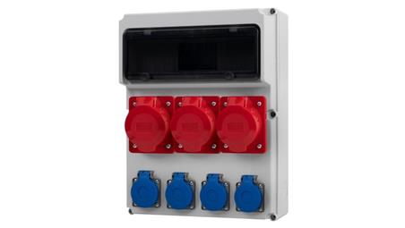 Rozdzielnica FEMO 13M - gniazda 3x32A 5p, 4x230V /13 modułów/-69741