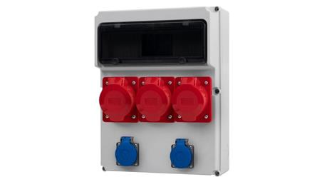 Rozdzielnica FEMO 13M - gniazda 3x16A 5p, 2x230V /13 modułów/-69968