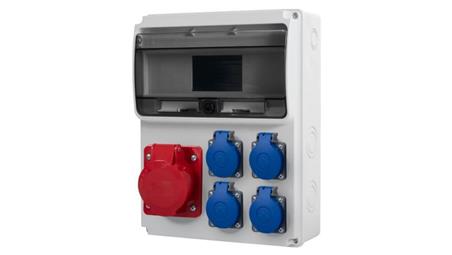 Rozdzielnica ULISSE 11M - gniazda 32A 5p, 4x230V /11 modułów/-69748