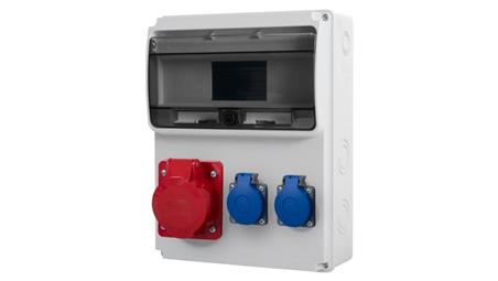Rozdzielnica ULISSE 11M - gniazda 32A 5p, 2x230V /11 modułów/-69664