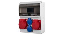 Rozdzielnica ULISSE 11M - gniazda 16A 5p, 32A 5p, 2x230V /11 modułów/-69890