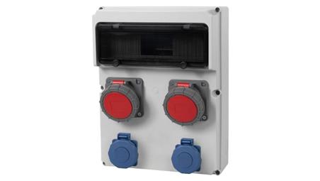Rozdzielnica FEMO 13M - gniazda 16/5, 32/5, 2x230V IP65 /13 modułów/-69642