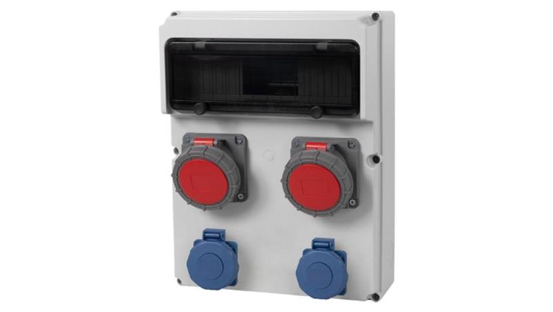 Rozdzielnica FEMO 13M - gniazda 2x16/5, 2x230V IP65 /13 modułów/-69362