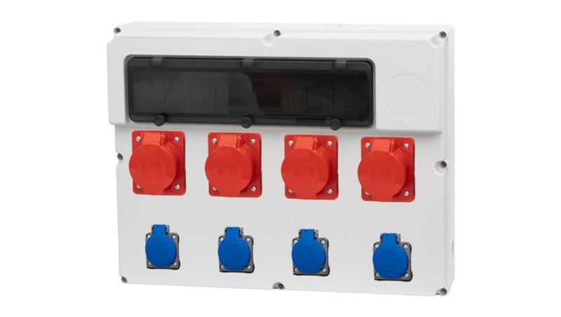 Rozdzielnica FEMO 18M - gniazda 16/5, 3x32/5, 4x230V-69747