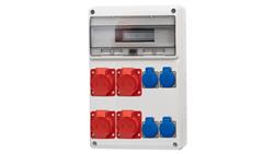 Rozdzielnica LEGATO 16M - gniazda 16A 5p, 3x32A 5p, 4x230V /16 modułów/-69685
